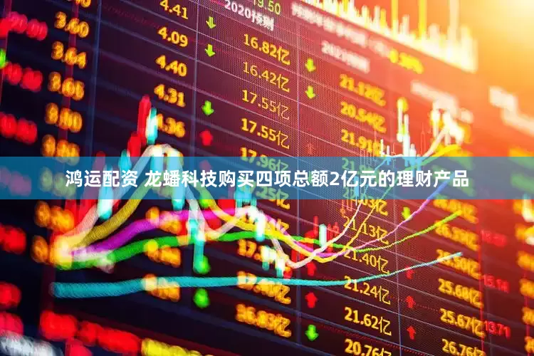 鸿运配资 龙蟠科技购买四项总额2亿元的理财产品