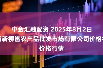 中金汇融配资 2025年8月2日广西新柳邕农产品批发市场有限公司价格行情